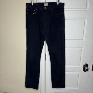 J. Crew 1080 Corduroy Pants 32/34 (33/33) Navy Blue Athletic Fit Preppy G7139